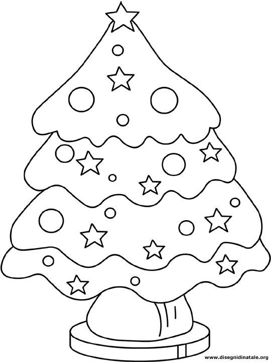 Disegni Di Alberi Di Natale Per Bambini.Disegni Albero Di Natale Disegni Albero Di Natale Da Colorare