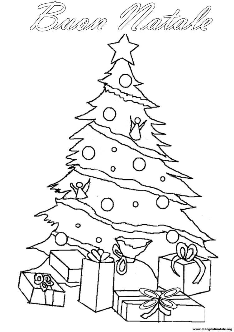 Disegni albero di Natale