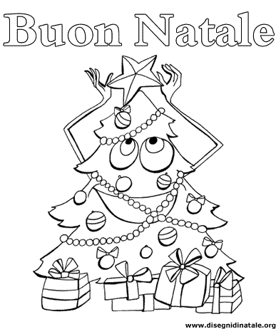 Disegni albero Natale