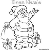 Babo Natale da colorare
